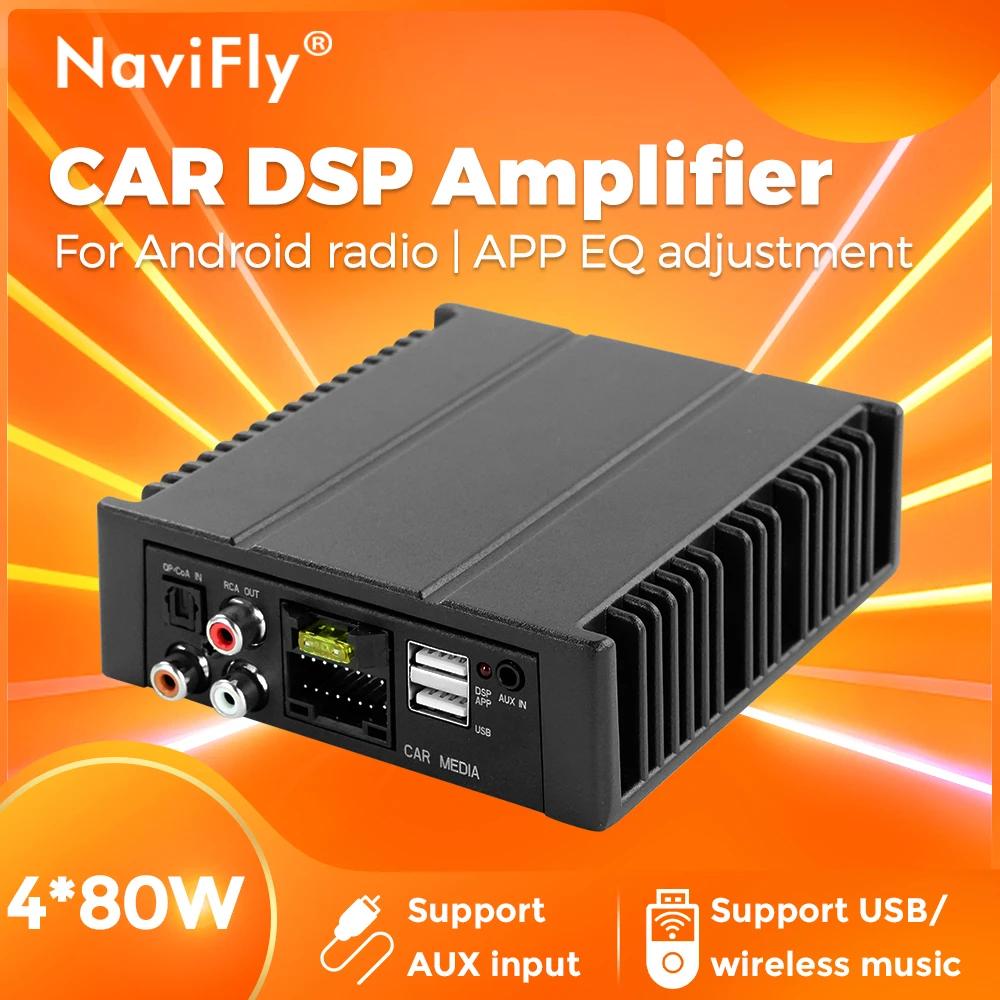 NaviFly  DSP , 16  ̾ ϳ׽, ȵ̵ Ʈ ,  , , AUX, RCA, USB, BT, 4*80W